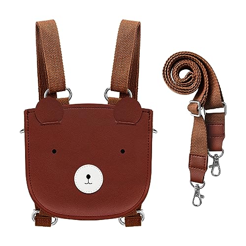 Kinderrucksack Umhängetasche für Kinder Mini-Rucksack für Mädchen Umhängetasche für Jungen Geldbörse für Teenager Süße Tiertasche 2-in-1-Stilab 3 Jahren L16xD7xH16cm / L6.3xD2.8xH6.3in (Bear) Kinderrucksack Umhängetasche für Kinder Mini-Rucksack für Mädchen Umhängetasche für Jungen Geldbörse für Teenager Süße Tiertasche 2-in-1-Stilab 3 Jahren L16xD7xH16cm / L6.3xD2.8xH6.3in (Bear) von Mayplous