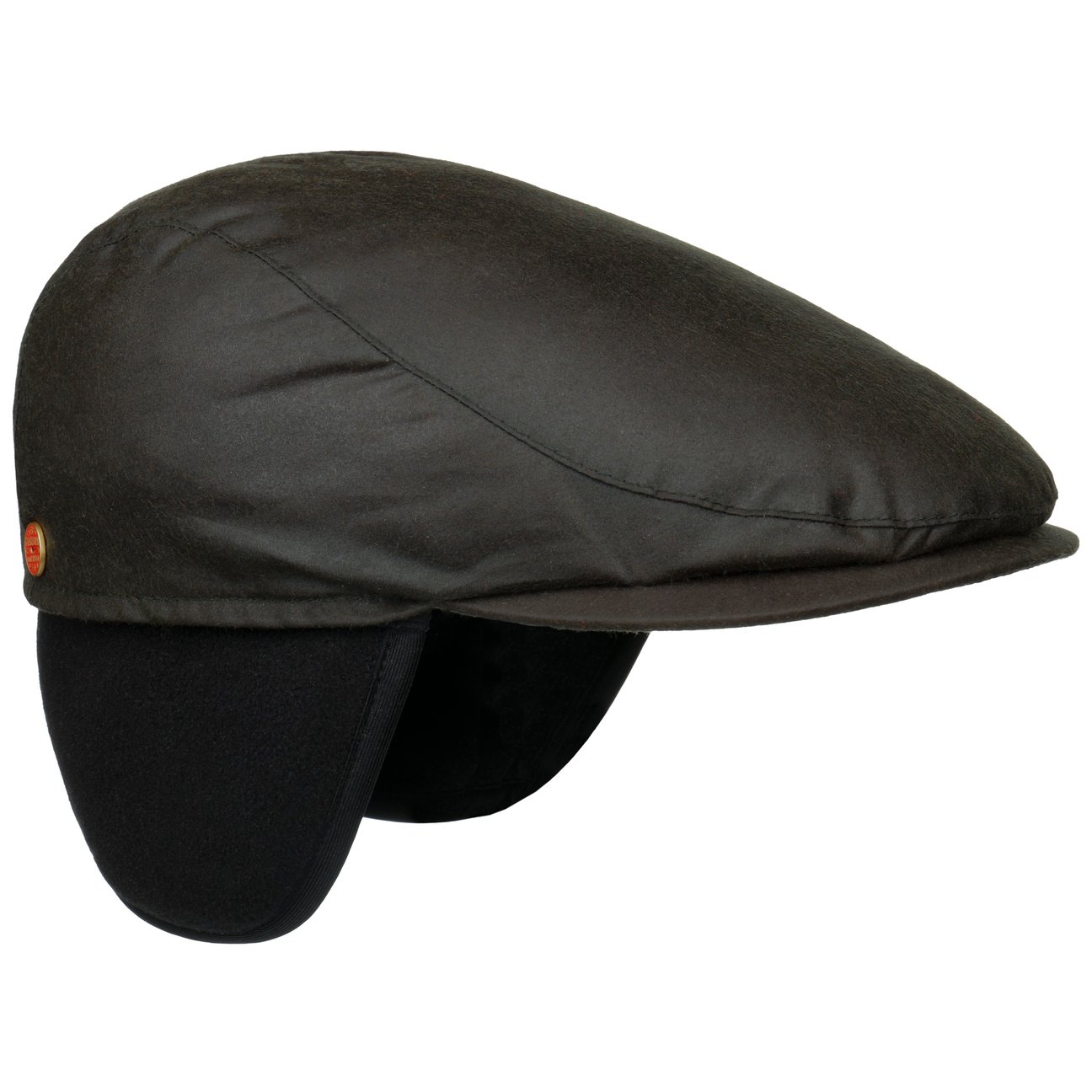 Matteo Plus Waxed Cotton Flatcap by Mayser von Mayser