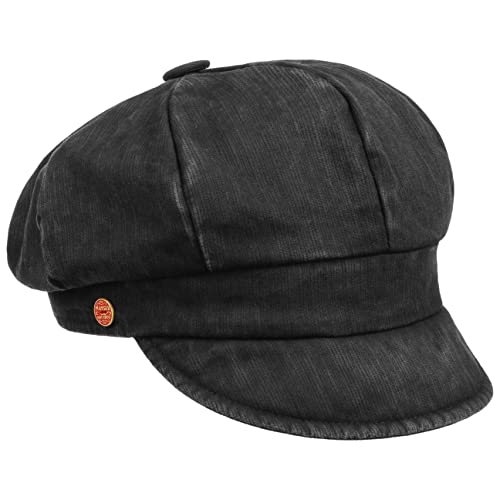 Mayser Alexa Ballonmütze Schirmmütze Baker-Boy-Mütze UV-Schutz Made in EU Damen Frühjahr Sommer schwarz One Size von Mayser