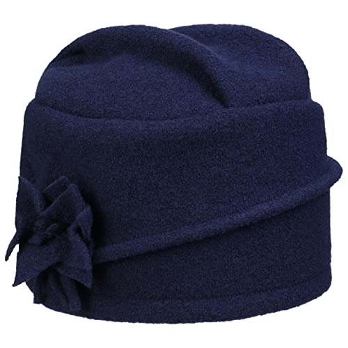 Mayser Chelsea Walkmütze Damenmütze Wollmütze Wintermütze Damen - Made in The EU Winter Herbst-Winter - One Size dunkelblau von Mayser