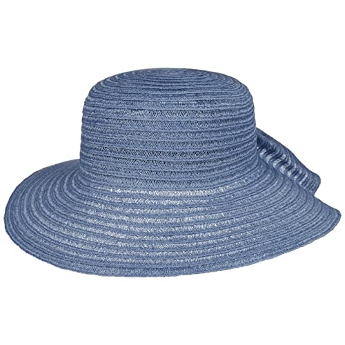 Mayser Cilina Hanfhut Sonnenhut Schlapphut Strohhut Damenhut Damen - Made in The EU Sommer Frühling-Sommer - One Size blau von Mayser