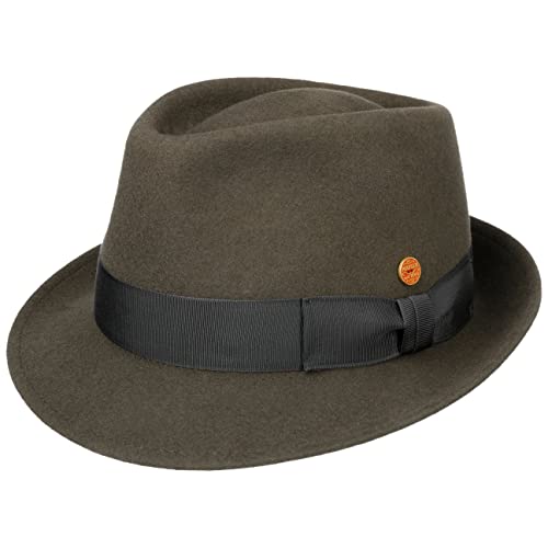 Mayser Classico Trilby Hut Filzhut Wollhut (56 cm - Taupe) von Mayser