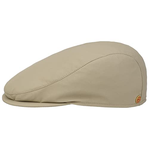 Mayser Coolmax Flatcap Softcap Schirmmütze UV-Schutz Made in EU Herren Sommer beige 57 cm von Mayser