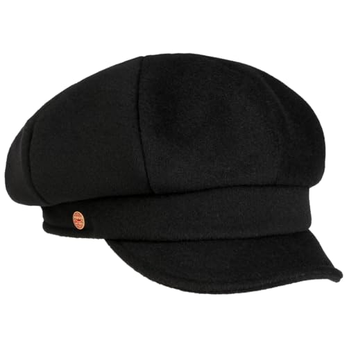 Mayser Damen Winter Ballonmütze Balloncaps Damenkappen (57 cm - schwarz) von Mayser