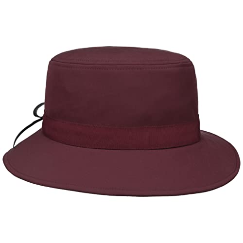Mayser Evelin Softshell Fischerhut Stoffhut Damenhut Regenhut Sonnenhut Damen - Made in The EU Herbst Sommer Frühjahr Winter Frühling-Sommer Herbst-Winter - S (55-56 cm) Bordeaux von Mayser