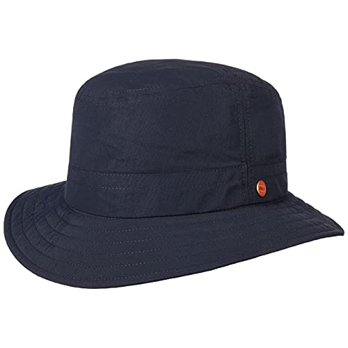 Mayser Fischerhut Bucket Hat UV-Schutz Knautschbar Made in EU Herren Damen Sommer Frühling dunkelblau 62 cm von Mayser