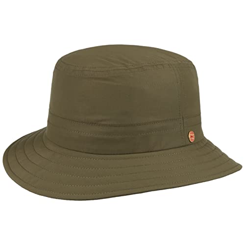 Mayser Fischerhut Bucket Hat UV-Schutz Knautschbar Made in EU Herren Damen Sommer Frühling Oliv 56 cm von Mayser
