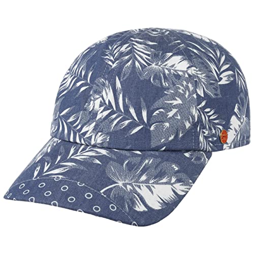 Mayser Flower Cap Basecap Baseballcap Baumwollcap Sommercap Damen/Herren - Made in The EU mit Schirm, Futter, Futter Sommer Frühling-Sommer - 59 cm Denim von Mayser