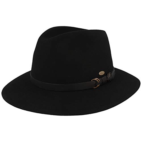 Mayser Georgia Traveller Filzhut Trecking Outdoor Hut aus Wolle - schwarz 60 von Mayser