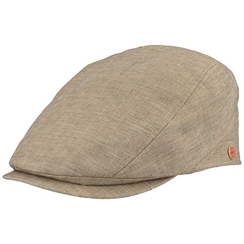 Mayser Herren Schiebermütze | Flatcap | Schirmmütze – mit UV-Schutz 80 - Faltbar aus Baumwolle & Leinen – Hautfreundlich & Bequem von Mayser