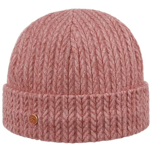 Mayser Joycey Umschlagmütze Strickmütze Beanie Damenmütze Damen - Made in The EU mit Umschlag Herbst Sommer Frühjahr Winter Frühling-Sommer Herbst-Winter - M (57-58 cm) rosa von Mayser
