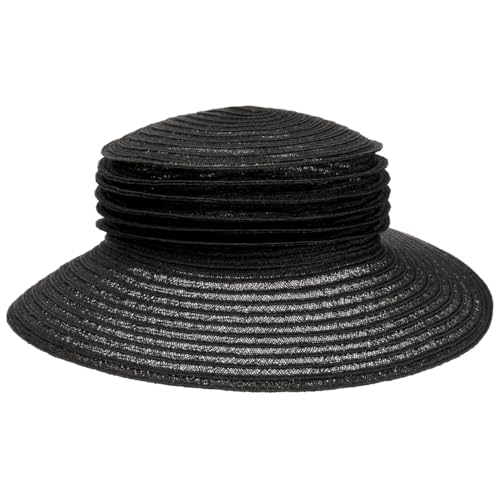 Mayser Kailey Packable Hanfhut Sonnenhut Sommerhut Strohhut Damenhut Damen - Made in The EU Frühling-Sommer Sommer - One Size schwarz von Mayser