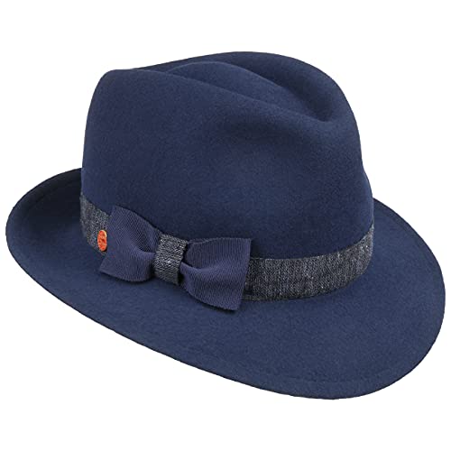 Mayser Leila Wool Bogarthut Filzhut Damenhut Wollhut Damen - Made in The EU mit Ripsband Winter Frühling-Sommer Herbst-Winter - One Size blau Mayser Leila Wool Bogarthut Filzhut Damenhut Wollhut Damen - Made in The EU mit Ripsband Winter Frühling-Sommer Herbst-Winter - One Size blau von Mayser