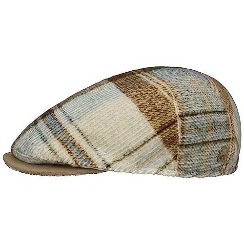 Mayser Marzio Flatcap Zechbauer Schirmmütze Schiebermütze Herren - Made in The EU mit Schirm, Futter, Futter Herbst-Winter - 58 cm beige von Mayser