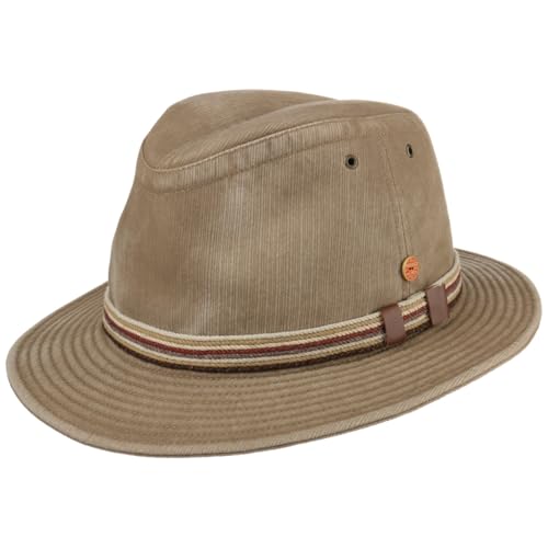Mayser Menowin Outdoorhut Herren - Made in The EU Wanderhut Traveller Sommer Frühling-Sommer - 58 cm beige von Mayser