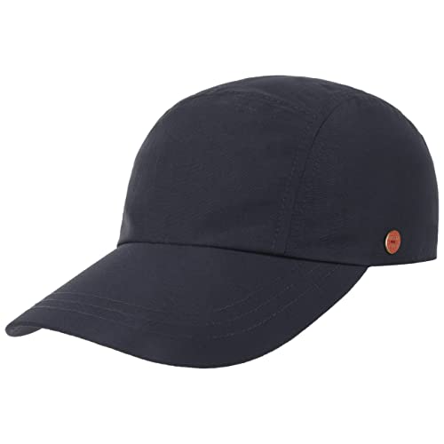 Mayser Riccardo Sunblocker Cap Damen/Herren - Made in The EU Fullcap Sportcap Baseballcap Hinten geschlossen, mit Schirm Frühling-Sommer - 59 cm dunkelblau von Mayser