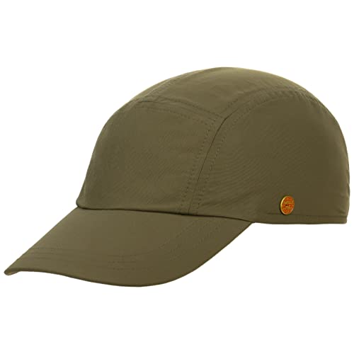 Mayser Riccardo Sunblocker Cap Damen/Herren - Made in The EU Fullcap Sportcap Baseballcap Hinten geschlossen, mit Schirm Frühling-Sommer - 57 cm Oliv von Mayser