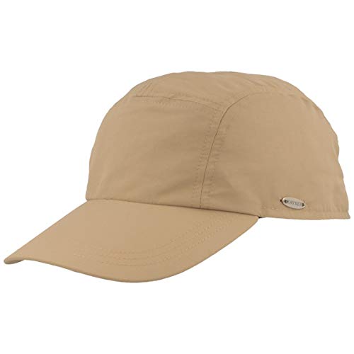 Mayser Mütze Kappe Riccardo Sunblocker Cap Schirmmütze Sportmütze Sportcap Hinten geschlossen (62, Beige) von Mayser