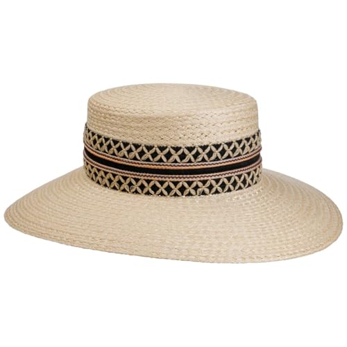 Mayser Noreen Hanfhut Hanfstrohhut Sommerhut Sonnenhut Strandhut Damen - Made in The EU Frühling-Sommer Sommer - S (55-56 cm) Natur von Mayser