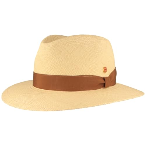 Mayser ORIGINAL Panama Hut Strohhut aus Ecuador – Handgeflochten UV-Schutz 60 bwz. 80 Sommerhut Wasserabweisend Bruchschutz von Mayser