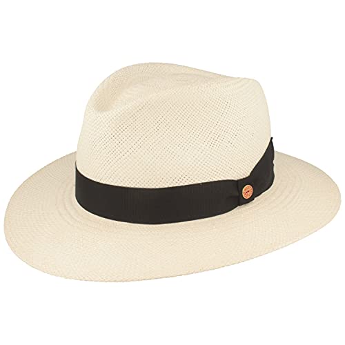 Mayser ORIGINAL Panama-Hut Stroh-Hut Sommer-Hut aus Ecuador – Handgeflochten, UV-Schutz 60 BZW 80, Wasserabweisend, Bruchschutz von Mayser