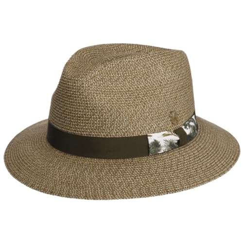 Mayser Pelin Jungle Sonnenhut Zechbauer Sommerhut Stoffhut Strohhut Strandhut Damen/Herren - Made in The EU mit Ripsband Sommer Frühling-Sommer - XL (61-62 cm) Oliv von Mayser