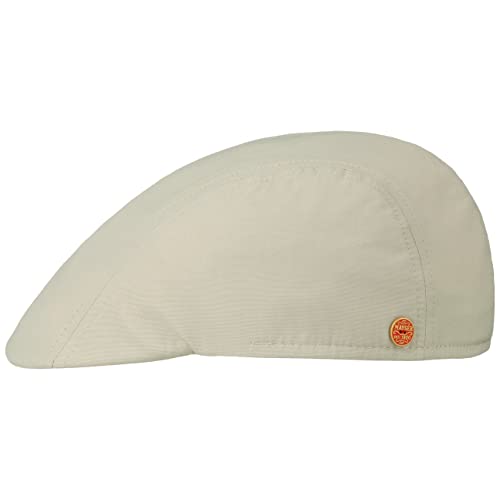 Mayser Prince Coolmax Sunblocker Flatcap Schirmmütze Schiebermütze Sonnencap Herren - Made in The EU mit Schirm, Futter Winter Herbst Frühjahr Sommer Frühling-Sommer Herbst-Winter - 60 cm Hellbeige von Mayser