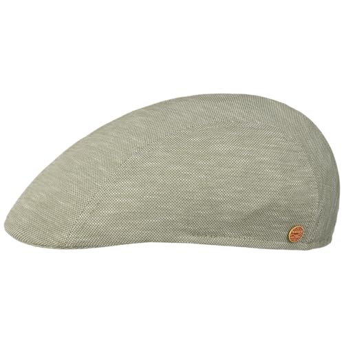 Mayser Prince Soft Flatcap Schirmmütze Schiebermütze Sommercap Herren - Made in The EU mit Schirm, Schirm Frühling-Sommer Sommer - 57 cm hellgrün von Mayser