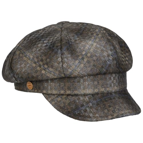 Mayser Ricarda Ballonmütze Schirmmütze Baker-Boy-Mütze Schildmütze Newsboy-Mütze Damen - Made in The EU mit Schirm, Futter Winter Herbst-Winter - One Size grau von Mayser