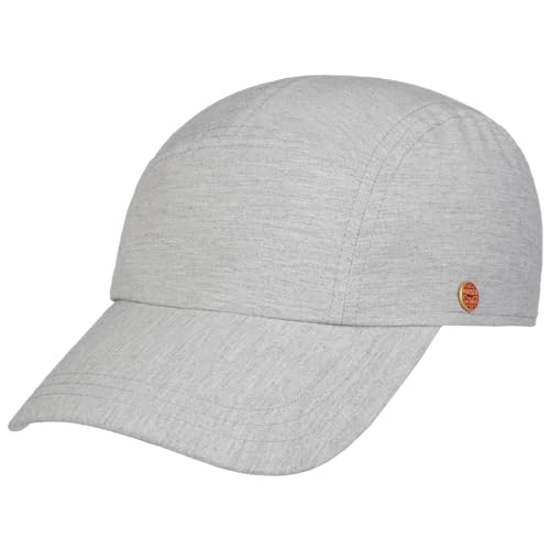 Mayser Riccardo Gomera Cap mit UV-Schutz Basecap Baseballcap Sonnencap Damen/Herren - Made in The EU Schirm, Hinten geschlossen Sommer Frühling-Sommer - 58 cm grau von Mayser