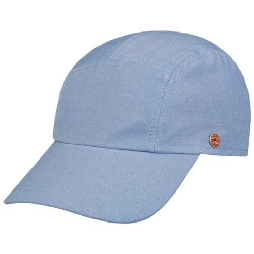 Mayser Riccardo Gomera Cap mit UV-Schutz Basecap Baseballcap Sonnencap Damen/Herren - Made in The EU Schirm, Hinten geschlossen Sommer Frühling-Sommer - 59 cm blau von Mayser