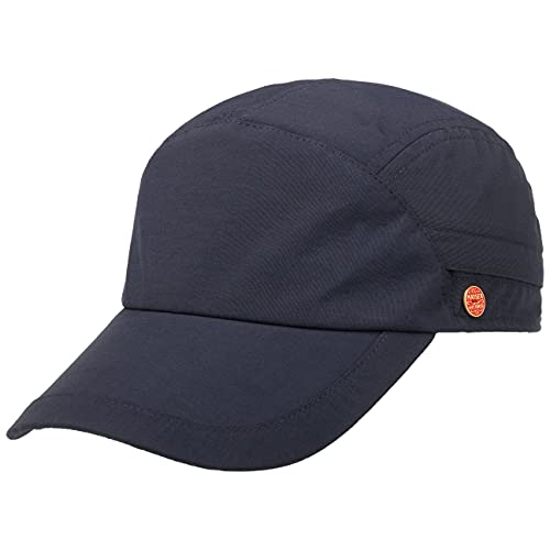 Mayser Robben Coolmax Sunblocker Cap Basecap Baseballcap Sonnencap Sommercap Damen/Herren - Made in The EU Hinten geschlossen, mit Schirm, Futter Frühling-Sommer - 58 cm dunkelblau von Mayser