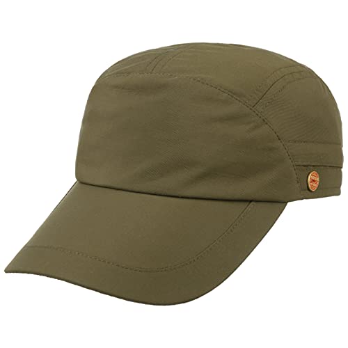 Mayser Robben Coolmax Sunblocker Cap Basecap Baseballcap Sonnencap Sommercap Damen/Herren - Made in The EU Hinten geschlossen, mit Schirm, Futter Frühling-Sommer - 61 cm Oliv von Mayser