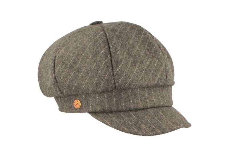 Mayser Schiebermütze Ballonmütze mit modernem Nadelstreifen Look von Mayser