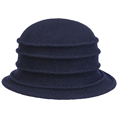 Mayser Stina Walkhut Wollhut Wollfilzhut Filzhut Damenhut Damen - Made in The EU Winter Herbst-Winter - One Size dunkelblau von Mayser