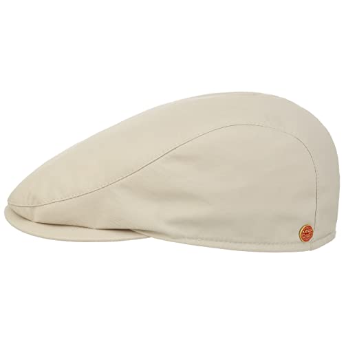 Mayser Sun Protect Cap Herren - Made in The EU Sommercap Schirmmütze Herrenkappe mit Schirm, Futter Frühling-Sommer - 55 cm Hellbeige von Mayser