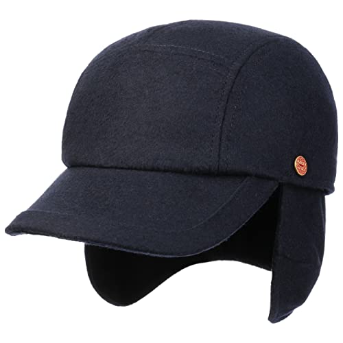 Mayser Tino Sympatex Baseballcap 5-Panel Wollmischung Ohrenklappen Herren Winter Made in EU blau 57 cm Mayser Tino Sympatex Baseballcap 5-Panel Wollmischung Ohrenklappen Herren Winter Made in EU blau 57 cm von Mayser