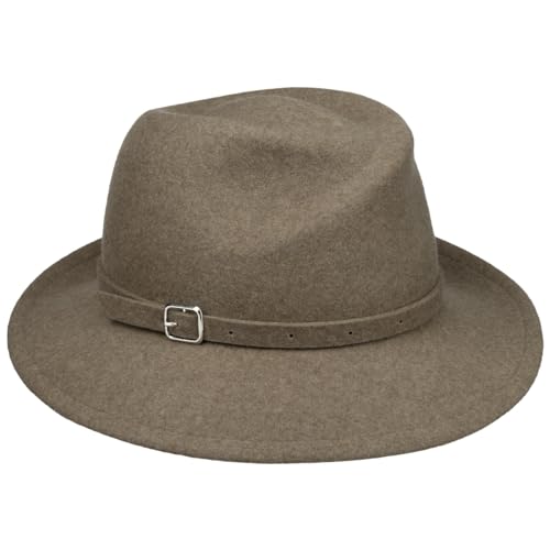 Mayser Twisted Crown Wollhut Wollfilzhut Filzhut Damenhut Damen - Made in The EU Winter Herbst-Winter - One Size beige von Mayser