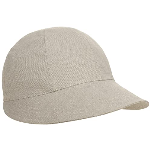 Mayser Uni Damencap mit UV-Schutz Sonnencap Sonnenvisor Damenvisor Visor Baumwollcap Damen - Made in The EU Schirm Sommer Frühling-Sommer - One Size Hellbeige von Mayser