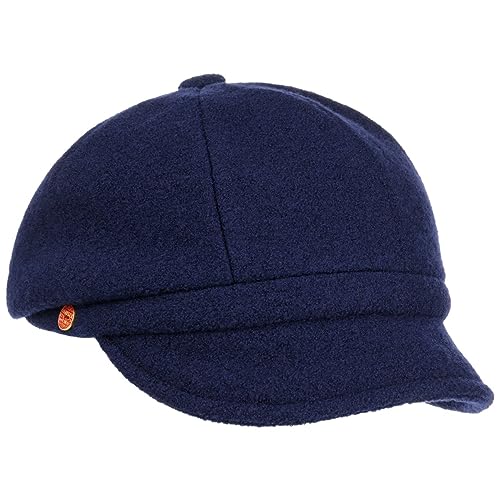 Mayser Walkmütze Ballonmütze Schirmmütze Wollcap Damencap Damen - Made in The EU mit Schirm Herbst-Winter - M (57-58 cm) dunkelblau von Mayser