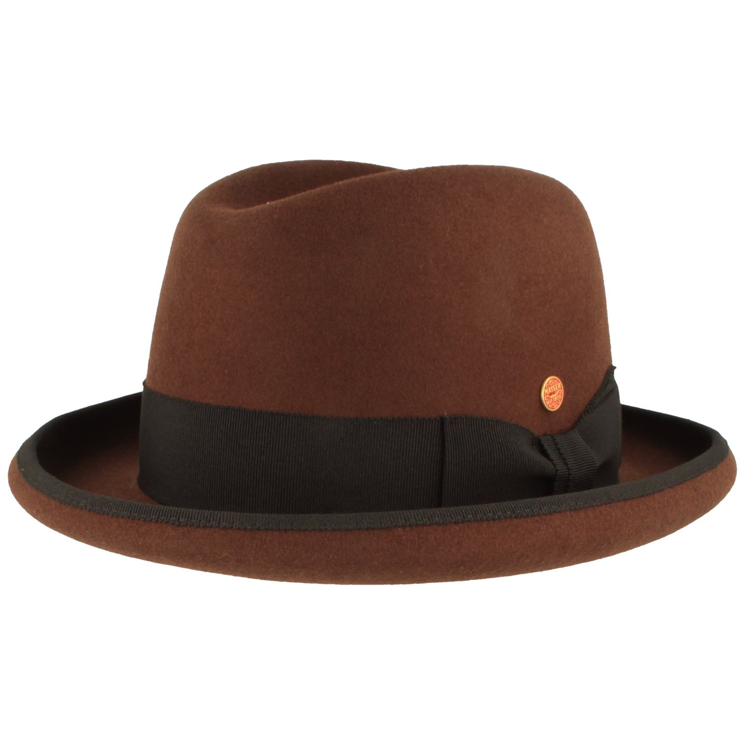 Mayser eleganter Homburg Wollfilz-Anlasshut mit Einfass von Mayser