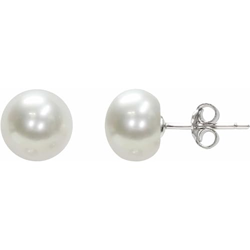 Mayumi Perlenohrringe für Damen aus 925er Silber in der Farbe Silber mit Perlen Perlen Perlen weiß Der Verschluss ist Butterfly-Verschluss. Die Referenz ist YBBOR011 von Mayumi