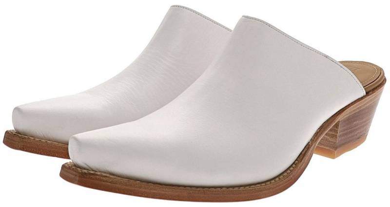 Mayura Boots 2490 Ledersandale Weiss Schnürschuh Rahmengenäht Damen Lederschuh von Mayura Boots