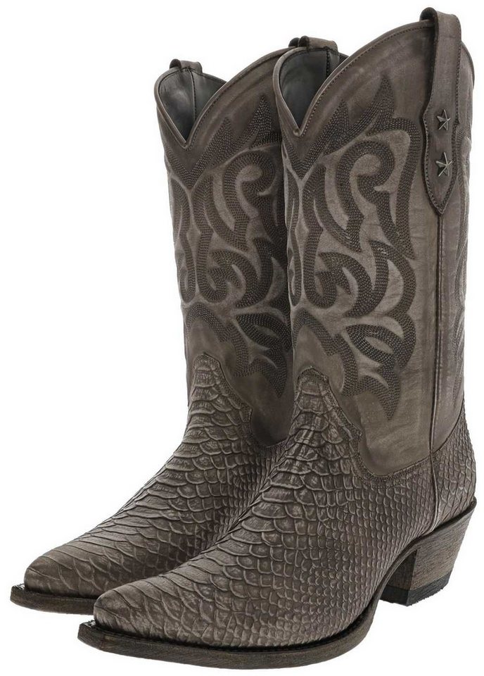 Mayura Boots ALABAMA Braun Cowboystiefel Rahmengenähte Damen Westernstiefel von Mayura Boots