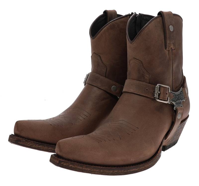 Mayura Boots MB014 Westernstiefelette Braun Westernstiefelette Rahmengenäht von Mayura Boots