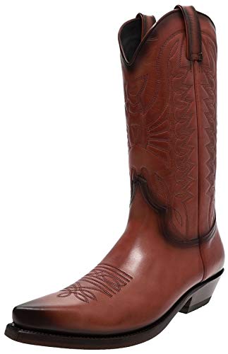 Mayura Boots Unisex Boots Westernstiefel 1920 Cognac Cowboystiefel Lederstiefel Braun 42 EU von Mayura Boots