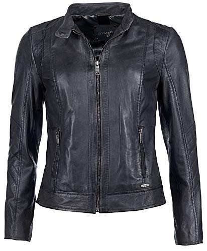 MAZE Damen Lederjacke Marcie Grau XXL von Maze