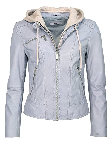 Maze Damen Lederjacke Mico Baby Blue XXL von Maze