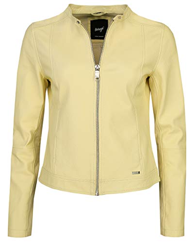 MAZE Damen Lederjacke Summerset Yellow XL von Maze
