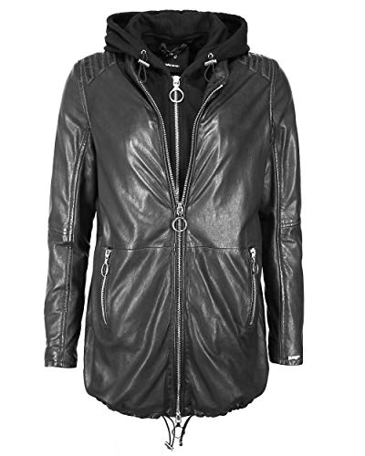 MAZE Damen Lederjacke 42020116 Anthracite S von MAZE